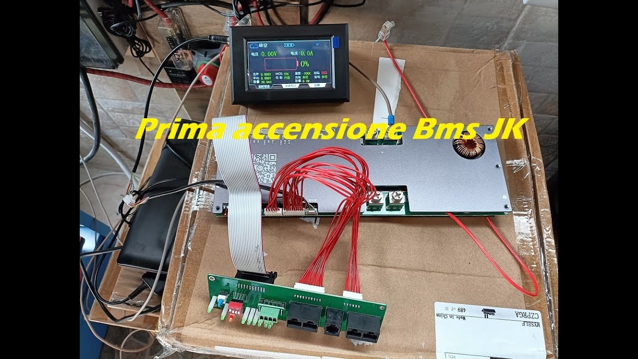 Prima accensione Bms JK PB2A16S20P