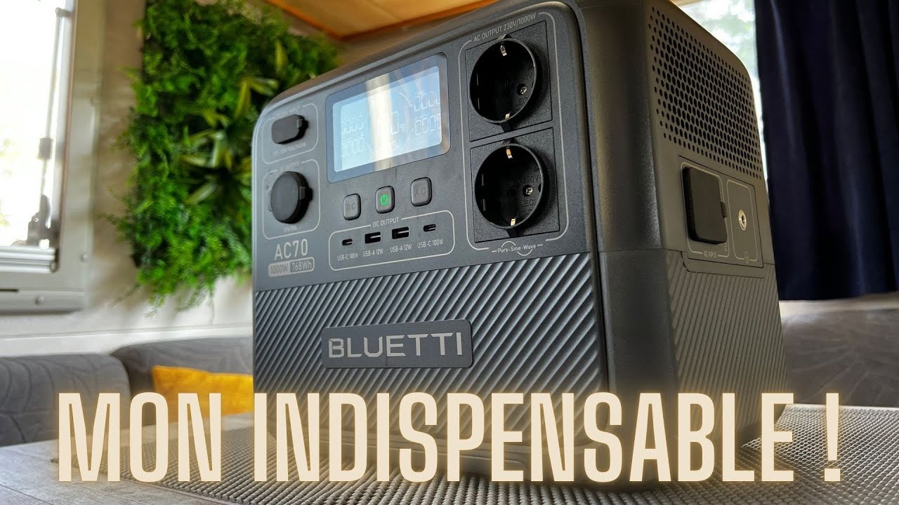 BLUETTI AC70 | TEST ET AVIS COMPLET DE LA BATTERIE NOMADE | VANLIFE