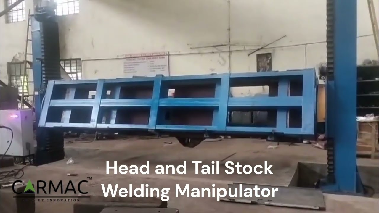 Head and Tail Stock Welding Manipulator For Heavier Jobs