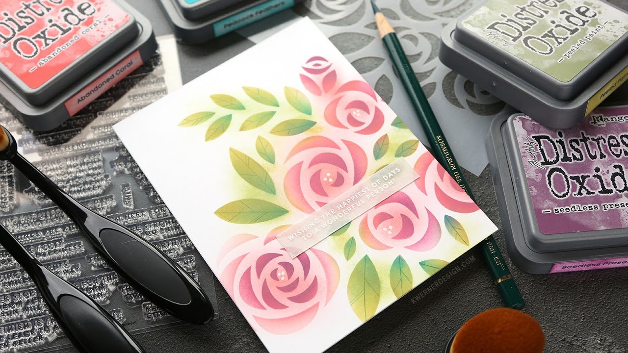 Adding Details to Blended Stenciling