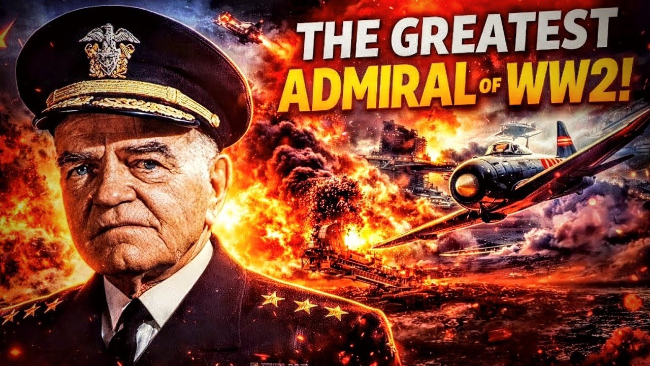 The Greatest Naval Admiral of WW2. Admiral Halsey. War Biography. 