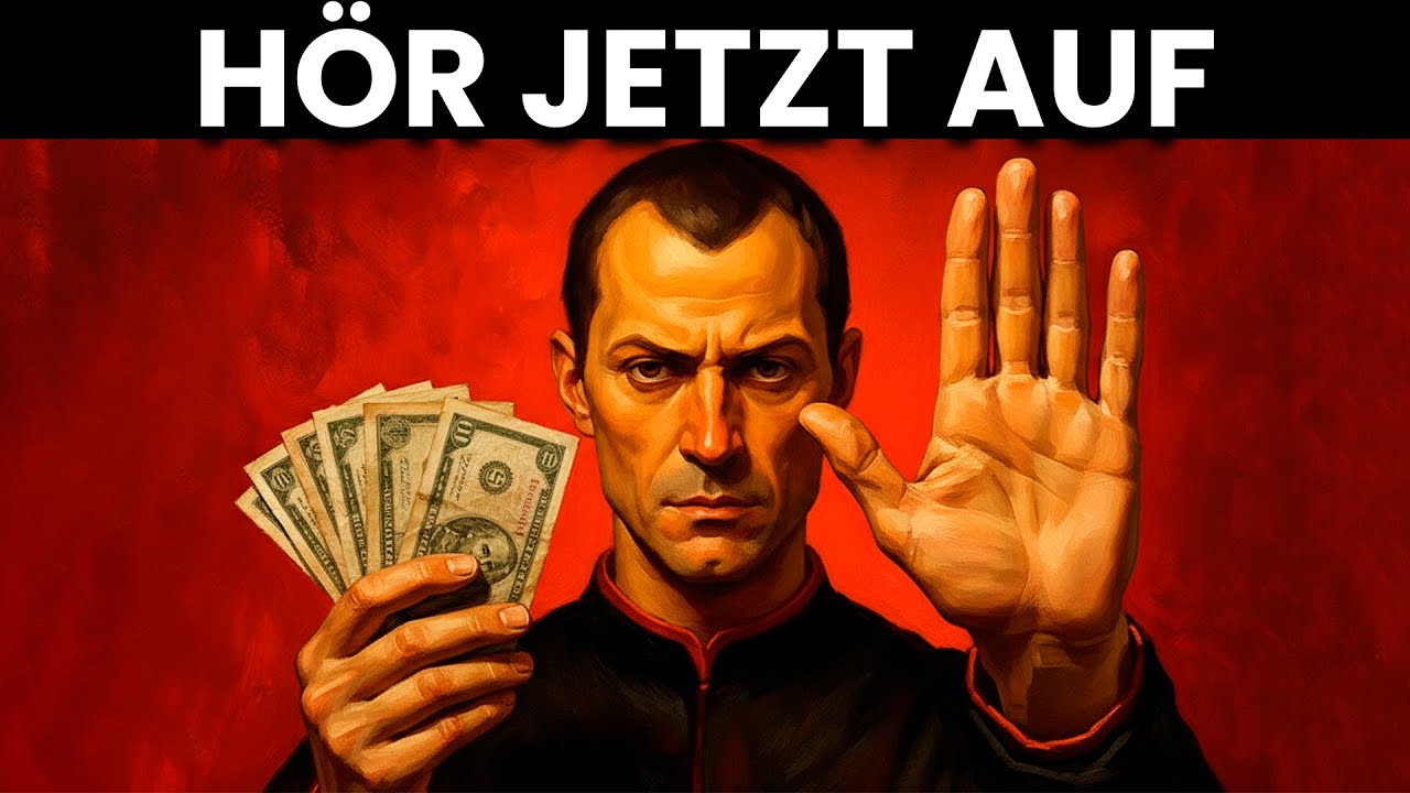 Wenn du reich werden willst, dann HÖR einfach auf, diese acht Dinge zu tun — Machiavelli