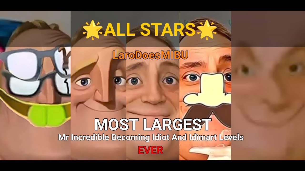 (CHRISTMAS SPECIAL) Mr Incredible Becoming Idiot And Idimart All Stars (Full Version!!!)