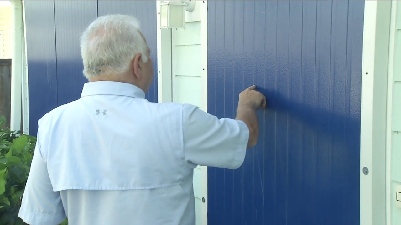 Local man creates hurricane surge shutters
