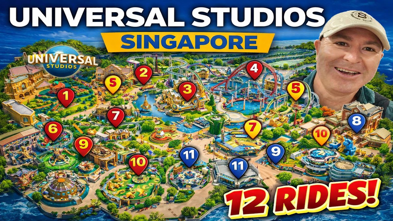 🇸🇬12 BEST Rides POV Universal Studios best rides Singapore🇸🇬