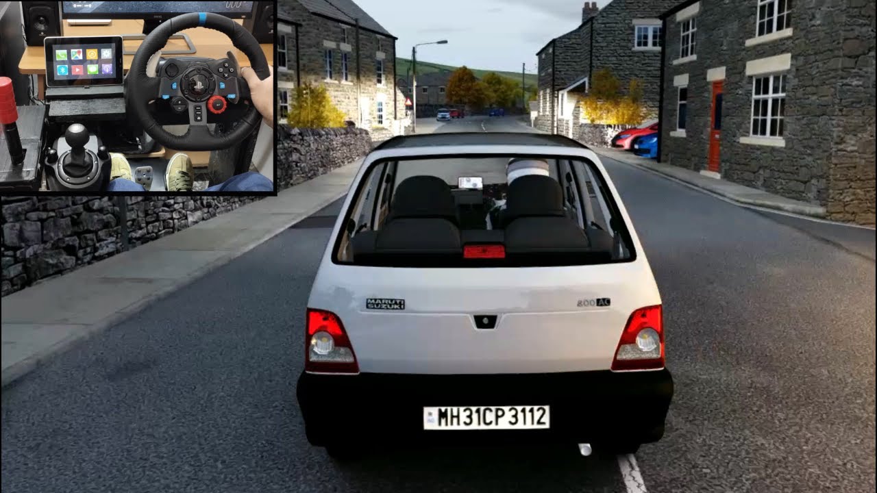 Maruti Suzuki 800 Driving in Traffic | Assetto Corsa | Logitech g29 gameplay