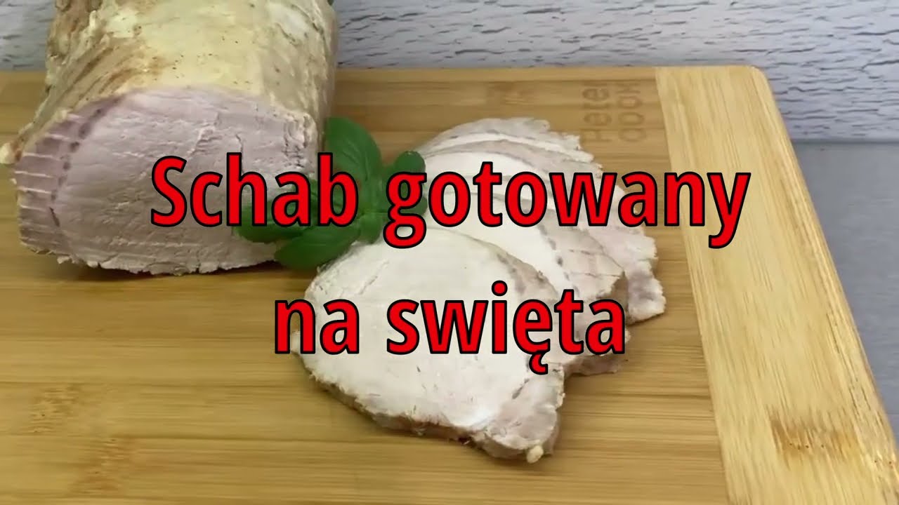 Schab gotowany na święta