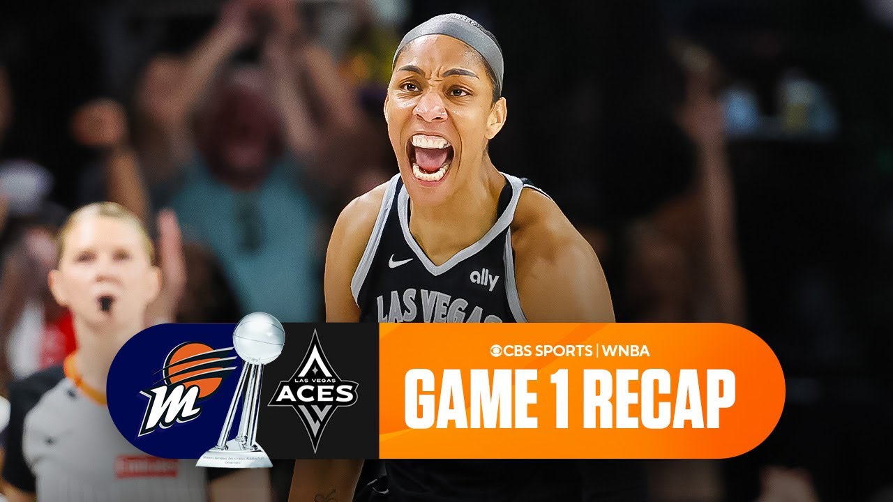 2025 WNBA Finals: A'ja Wilson's double-double helps Aces outlast Mercury in Game 1
