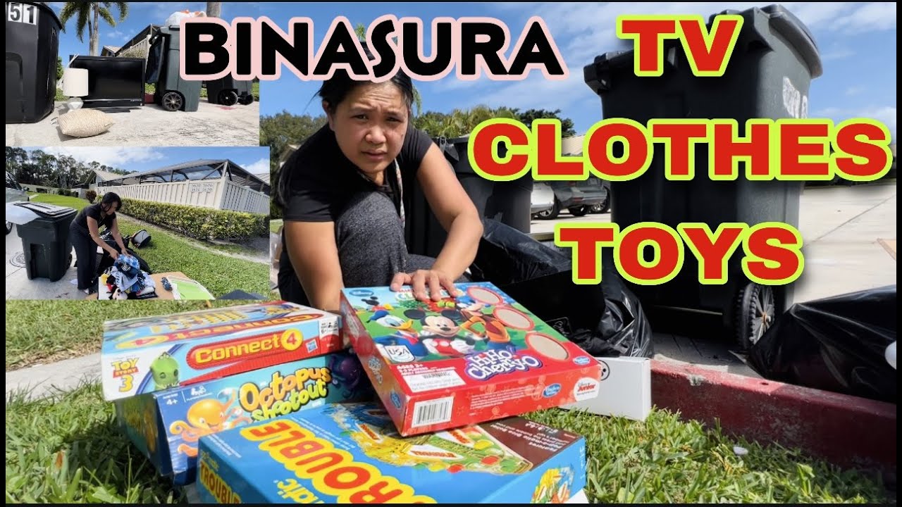 Dumpster diving Mega Jackpot daming Laroan naka boxes pa, Damit at TV Tinatapon dito | Inday roning