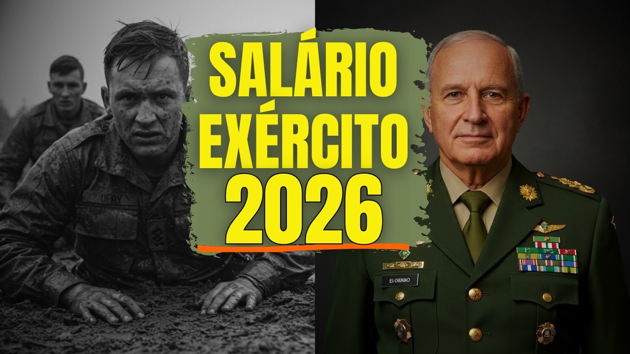 Sal&aacute;rios Ex&eacute;rcito [2026]: Do Soldado ao General, Quanto Ganha Cada Um?