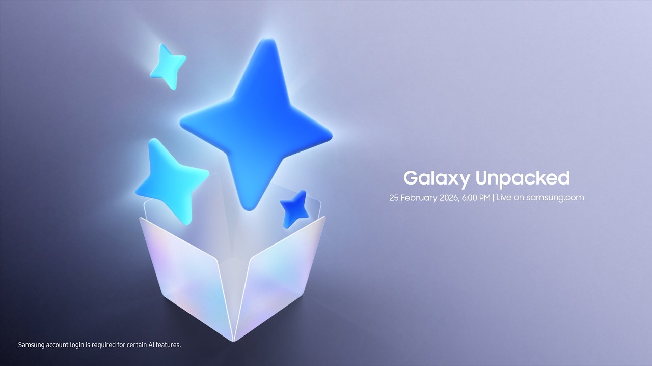 Invitation for Galaxy Unpacked February 2026 | Samsung