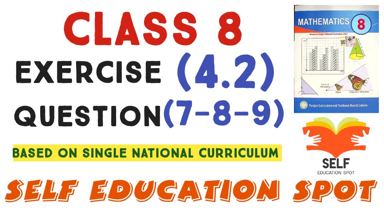 Class 8 Math Exercise 4.2|| EX - 4.2 Class 8 Question 7,8,9 || 8 class ex 4.2