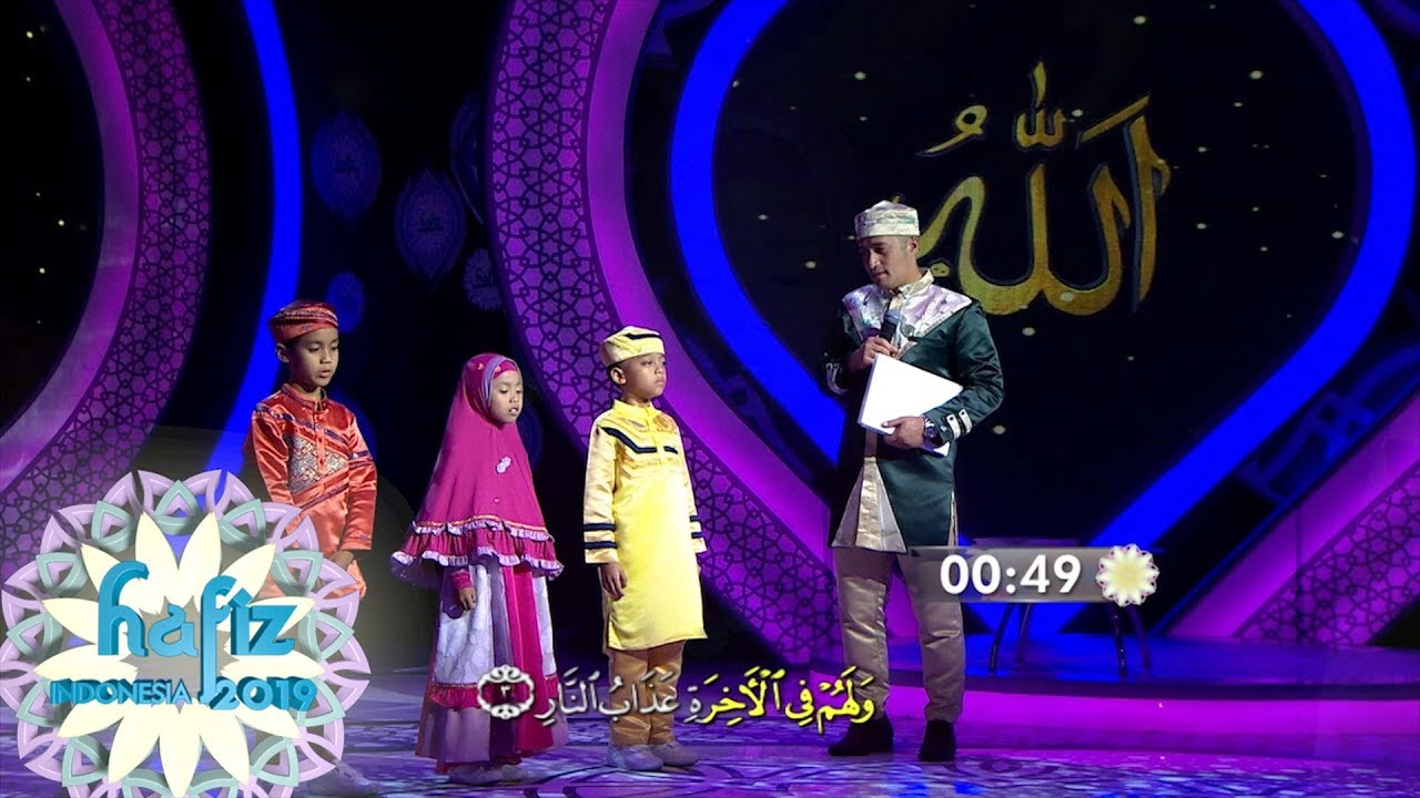 HAFIZ INDONESIA 2019 | TEBAK AYAT BERANTAI | Fara, Ayeman, Hasbi [8 Mei 2019]