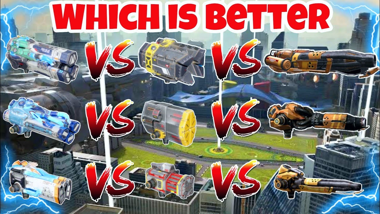 [WR] 🔥 Glacier VS Exodus VS Ember Weapon Comparison |War Robots|