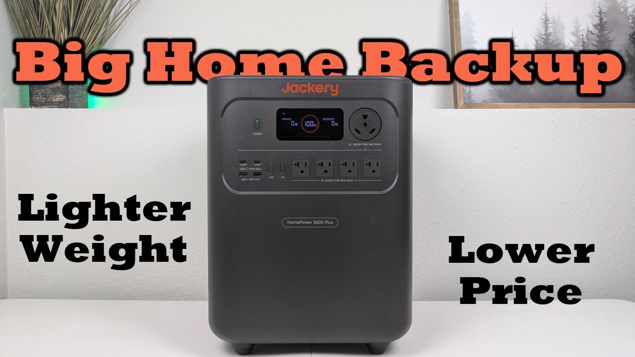 New Home Backup From Jackery! The Jackery HomePower 3600 Plus - Fully Tested!