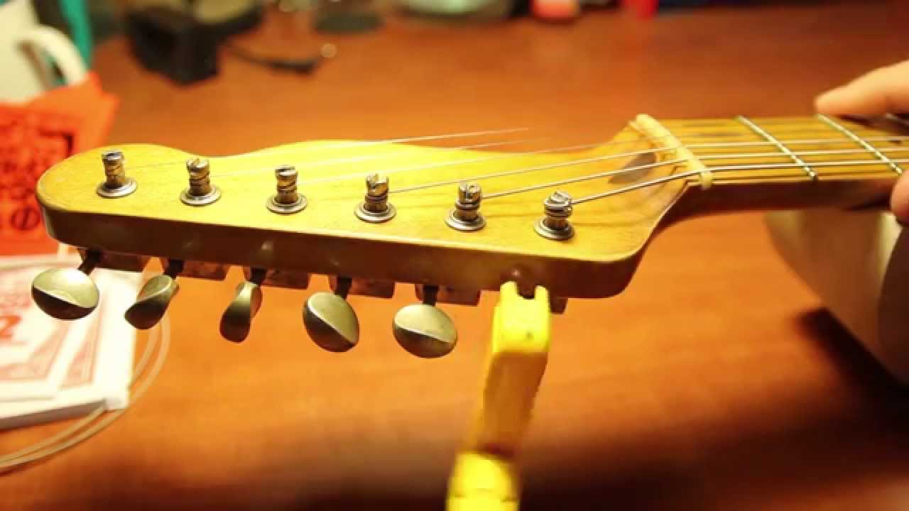 Como Cambiar Cuerdas Guitarra Telecaster HD1080