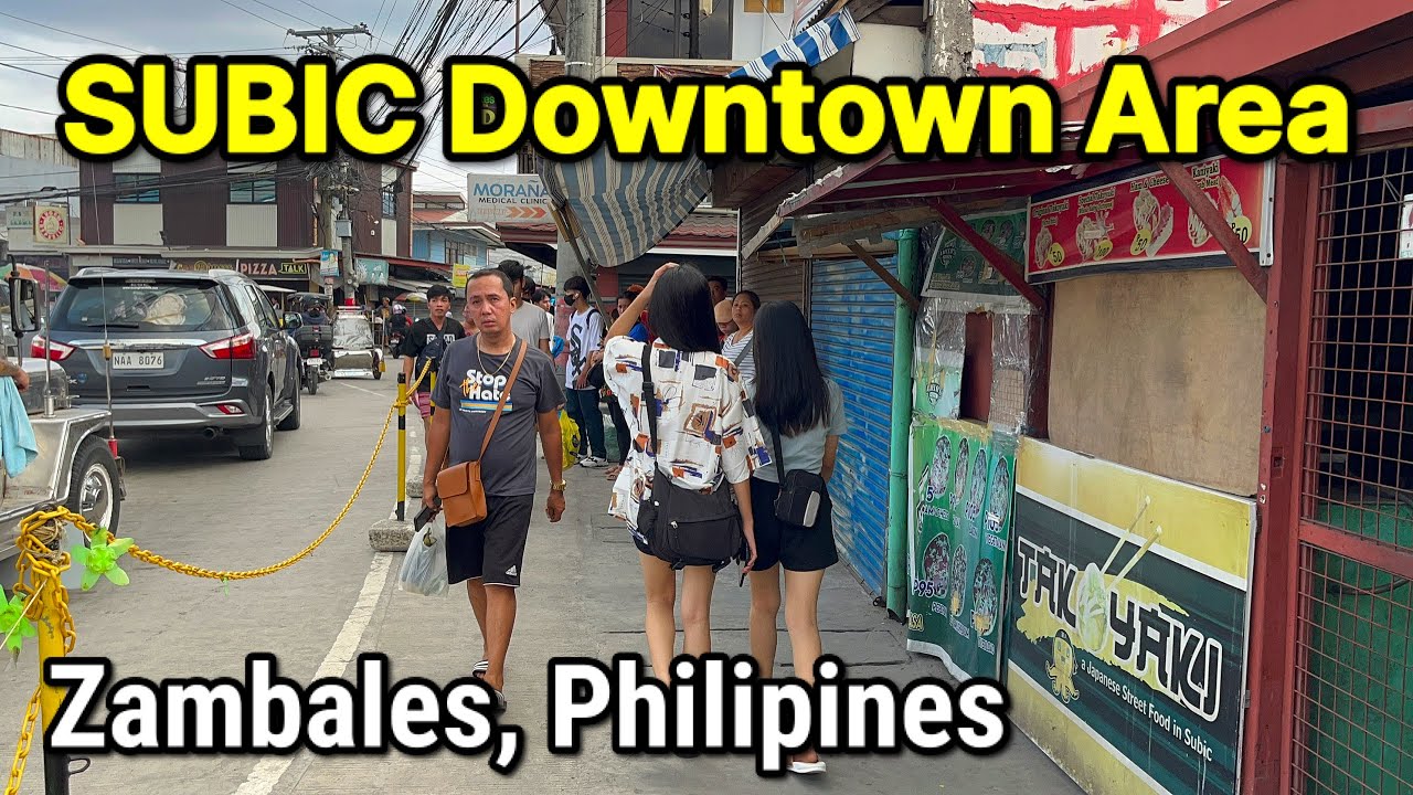 Walking in SUBIC, Zambales Philippines | Subic Market & Downtown Area Walking Tour