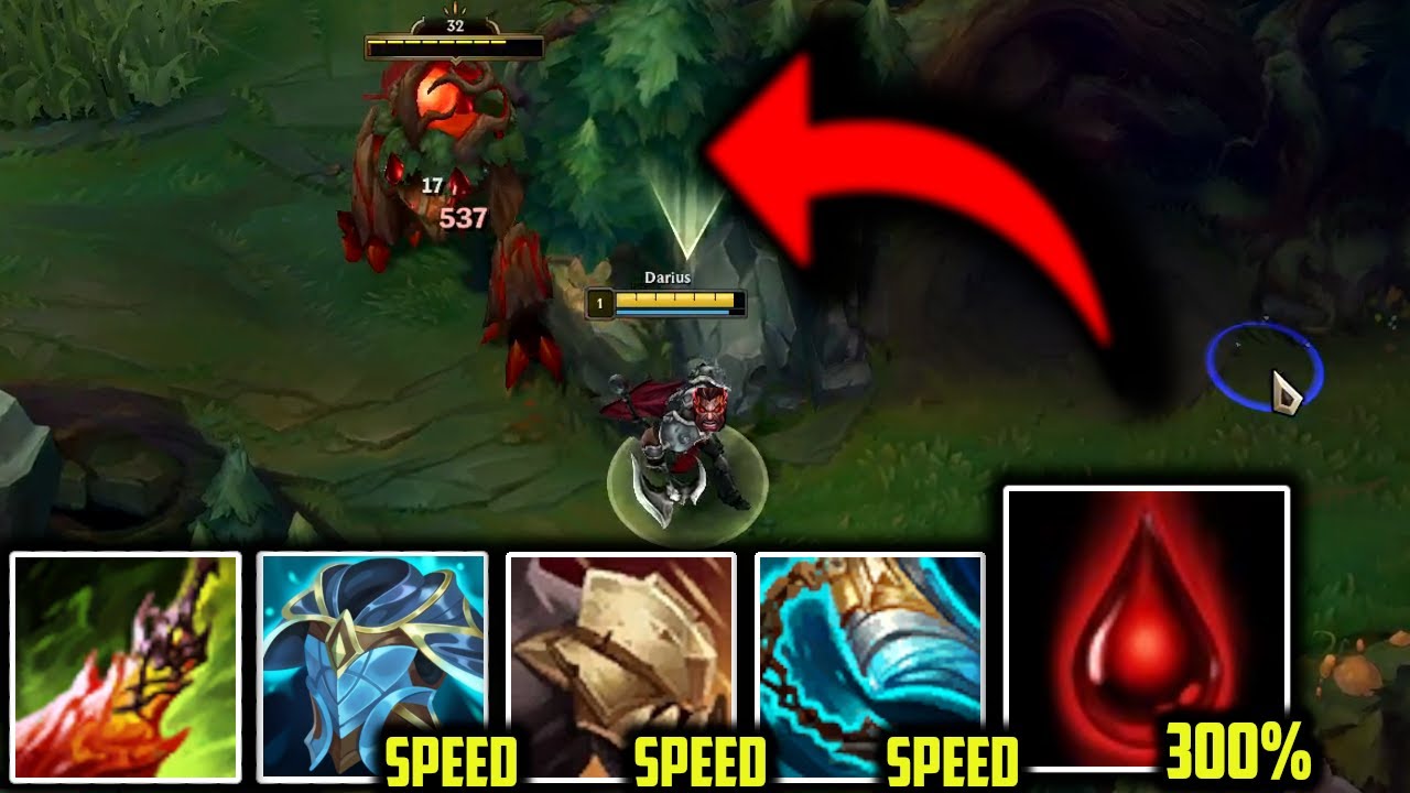 DARIUS BLEED🩸 PERMA APPLIES PET AGRO👌😩💦 | How to Play Darius Jungle & CARRY Season 13