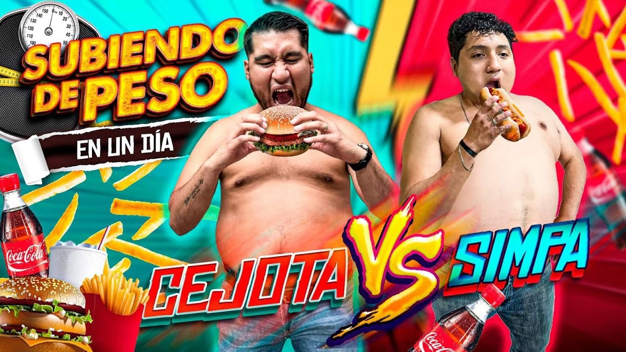 🔥RETO UN DIA SUBIENDO DE PESO CON EL CREW RETOJORJAIAS🔥