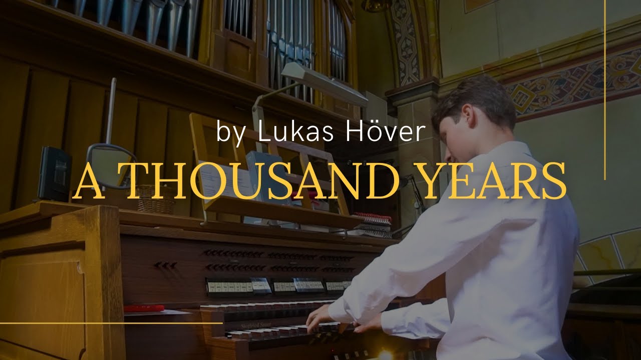 Emotional Organ Rendition: 'A Thousand Years' Captivates Hearts with Timeless Beauty!