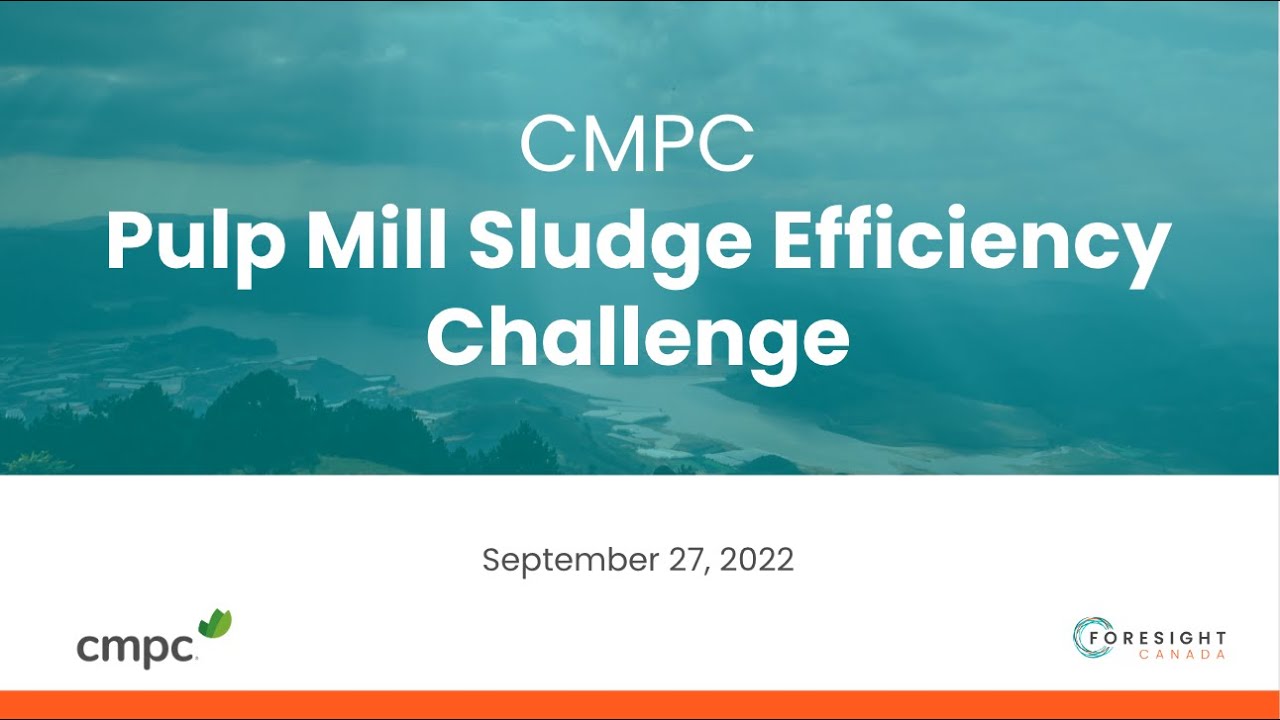 Pulp Mill Sludges Efficiency Challenge Webinar