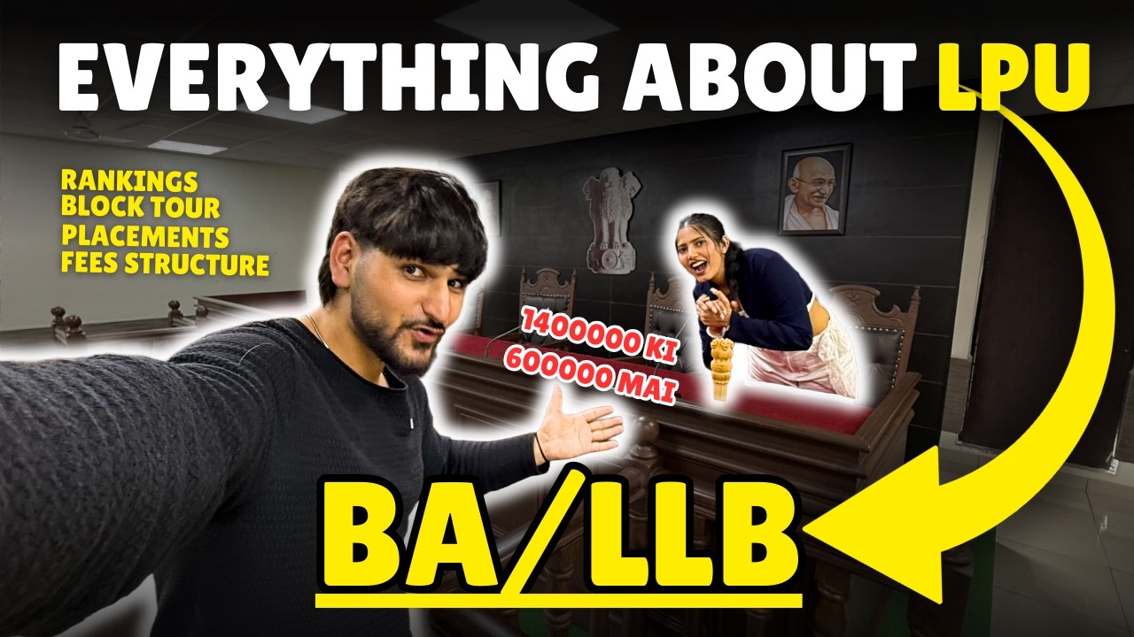 LPU PLACEMENT REALITY | BA LLB IN LPU #lpu