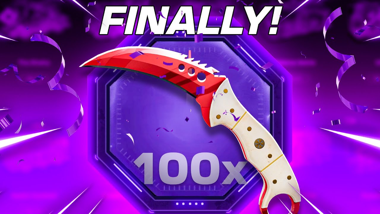 INSANE $10 UPGRADE TO A $1,000 KNIFE 100x!! (SKINCLUB)