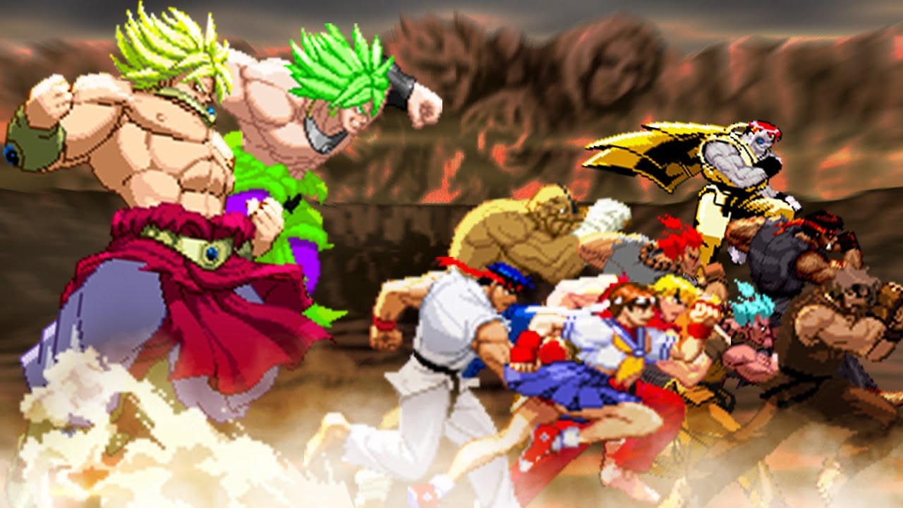 Broly B & Broly (Webs of Freedom) vs Everyone! 2vs2 Team Battle