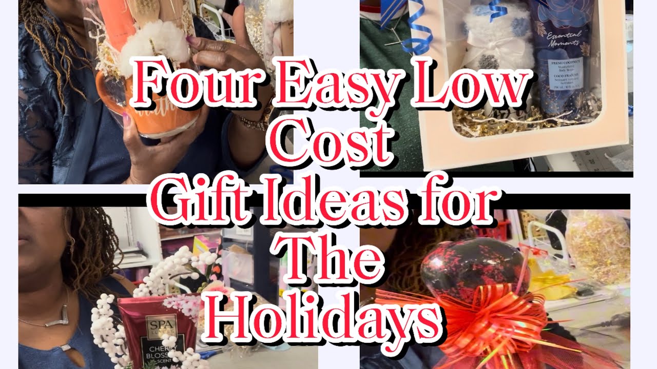 Four Easy Budget Friendly Gift Ideas #easy #christmas#gift
