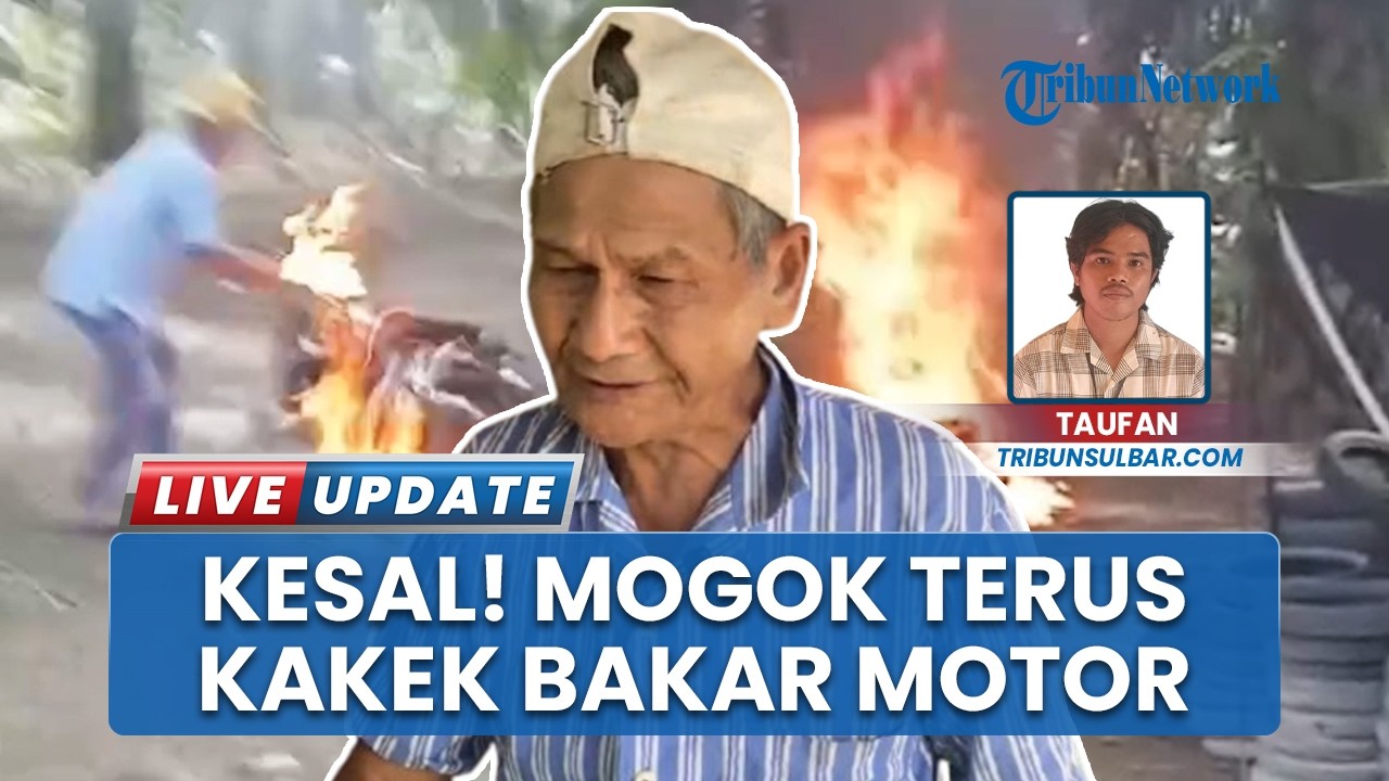 Kakek di Pasangkayu Bakar Motor Kesal Habis Perbaikan Rp7 Juta Tapi Mogok Terus