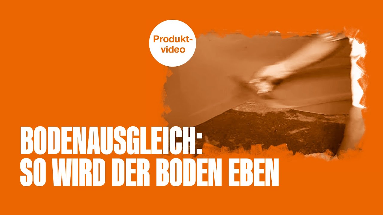 Bodenausgleich: So wird der Boden eben