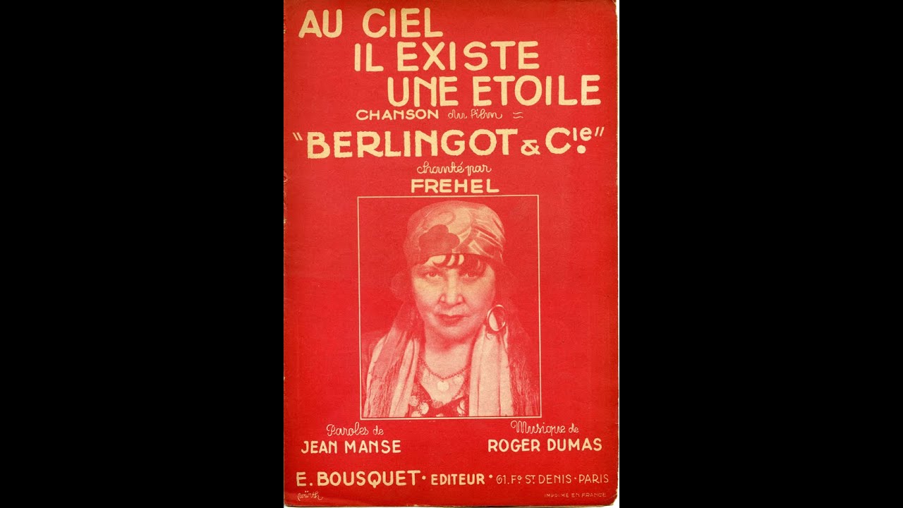 Fréhel chante: Au ciel il existe une étoile, film Berlingot & Cie.