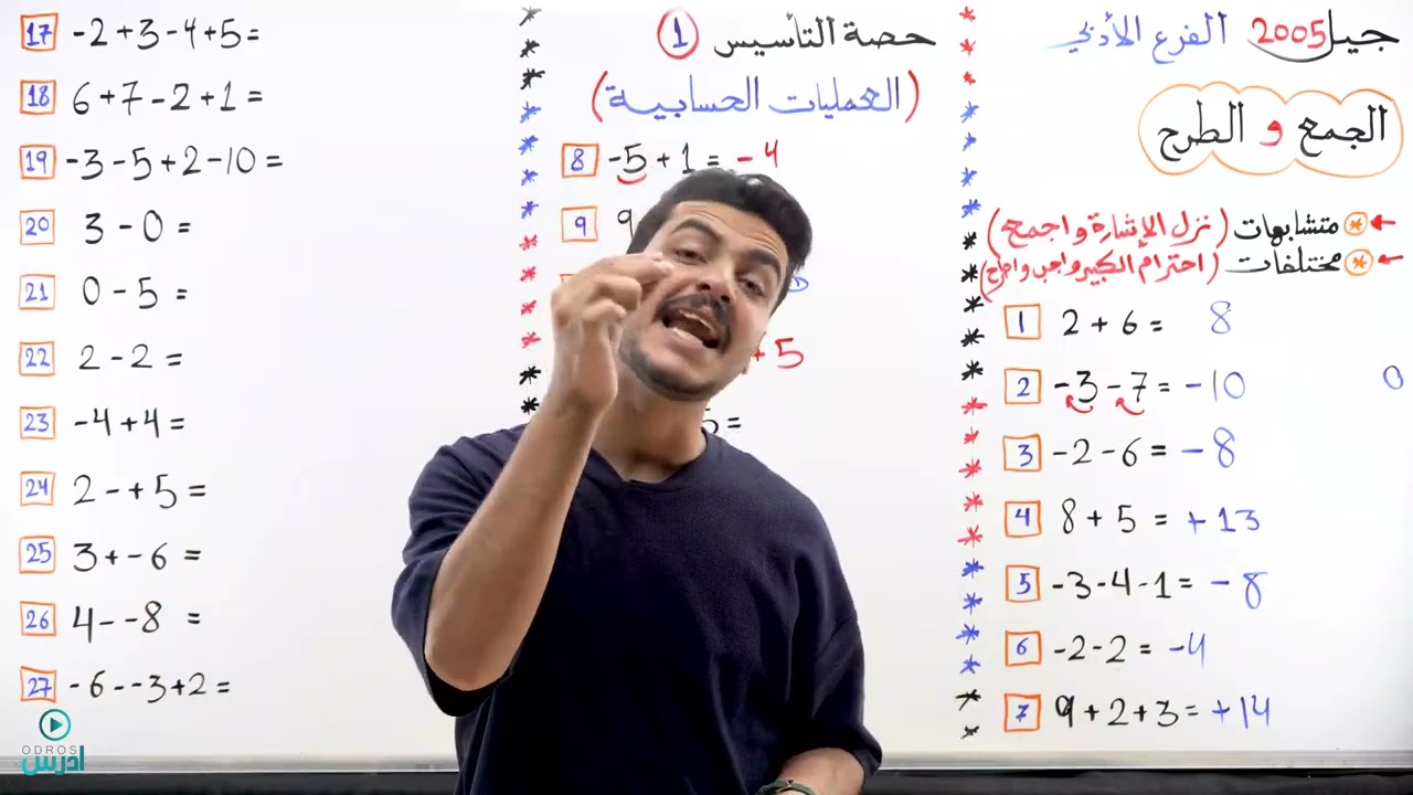 توجيهي الأدبي - حصة تأسيس 1 - الأستاذ يوسف حجير