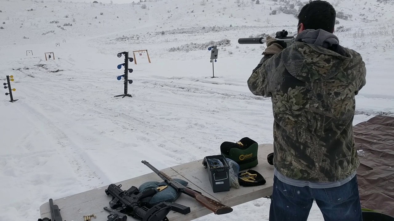 Shooting 600gr Subsonic 50 Alaskan Encore SBR Suppressed With Bowers VERS50 Suppressor