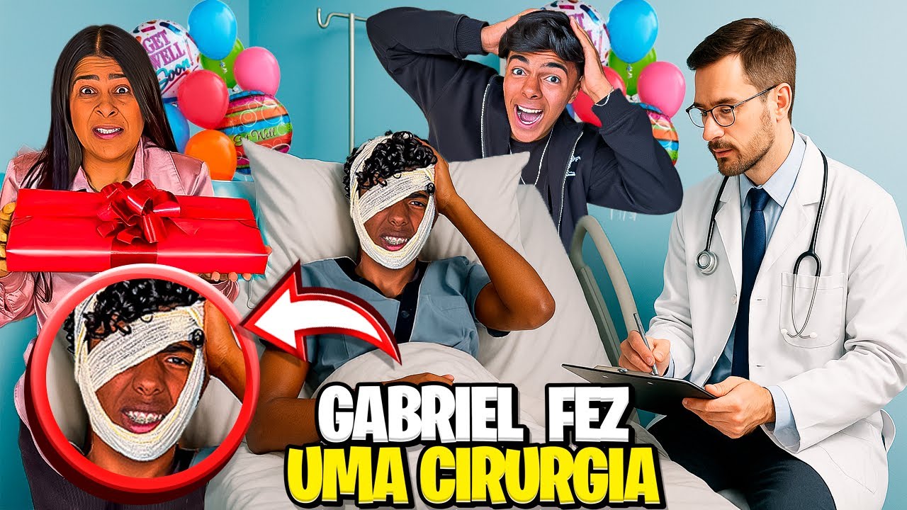 GABRIEL FEZ UMA CIRURGIA DE EMERGÊNCIA NO OLHO… *VEJA OQUE ACONTECEU *