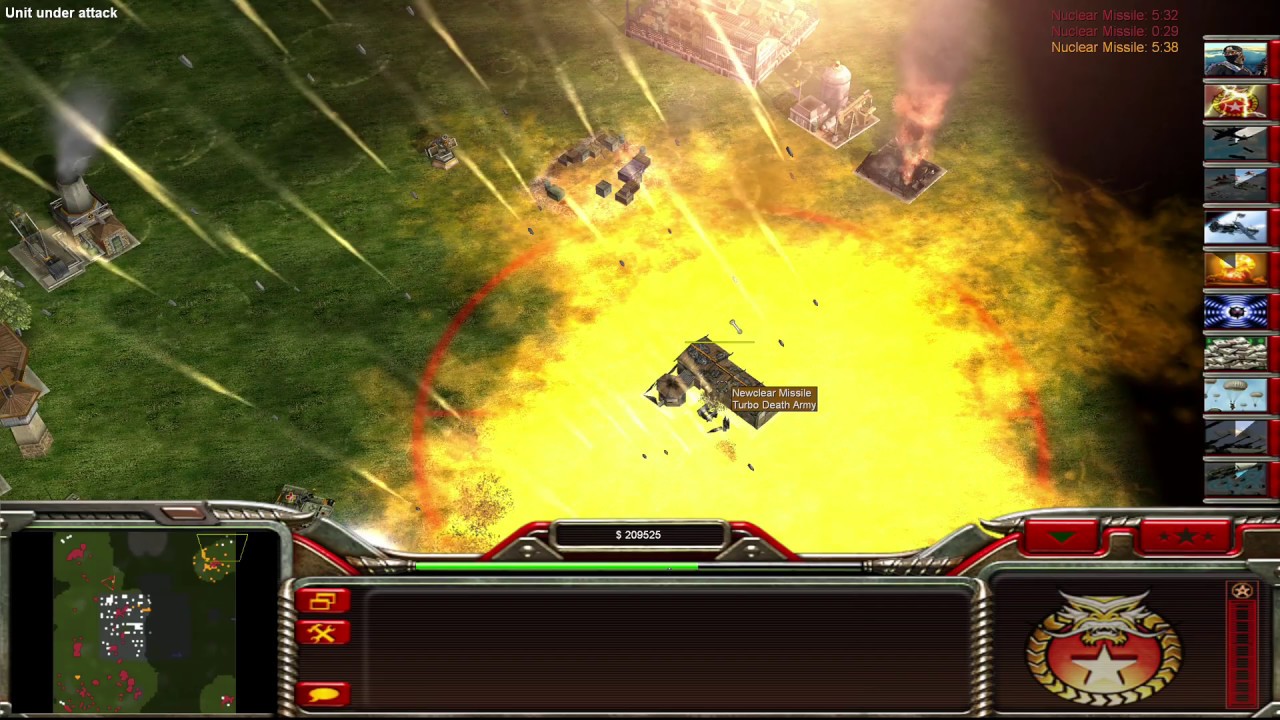 C&C Shockwave Chaos Mod: Infantry Spam vs 2 Tank Generals