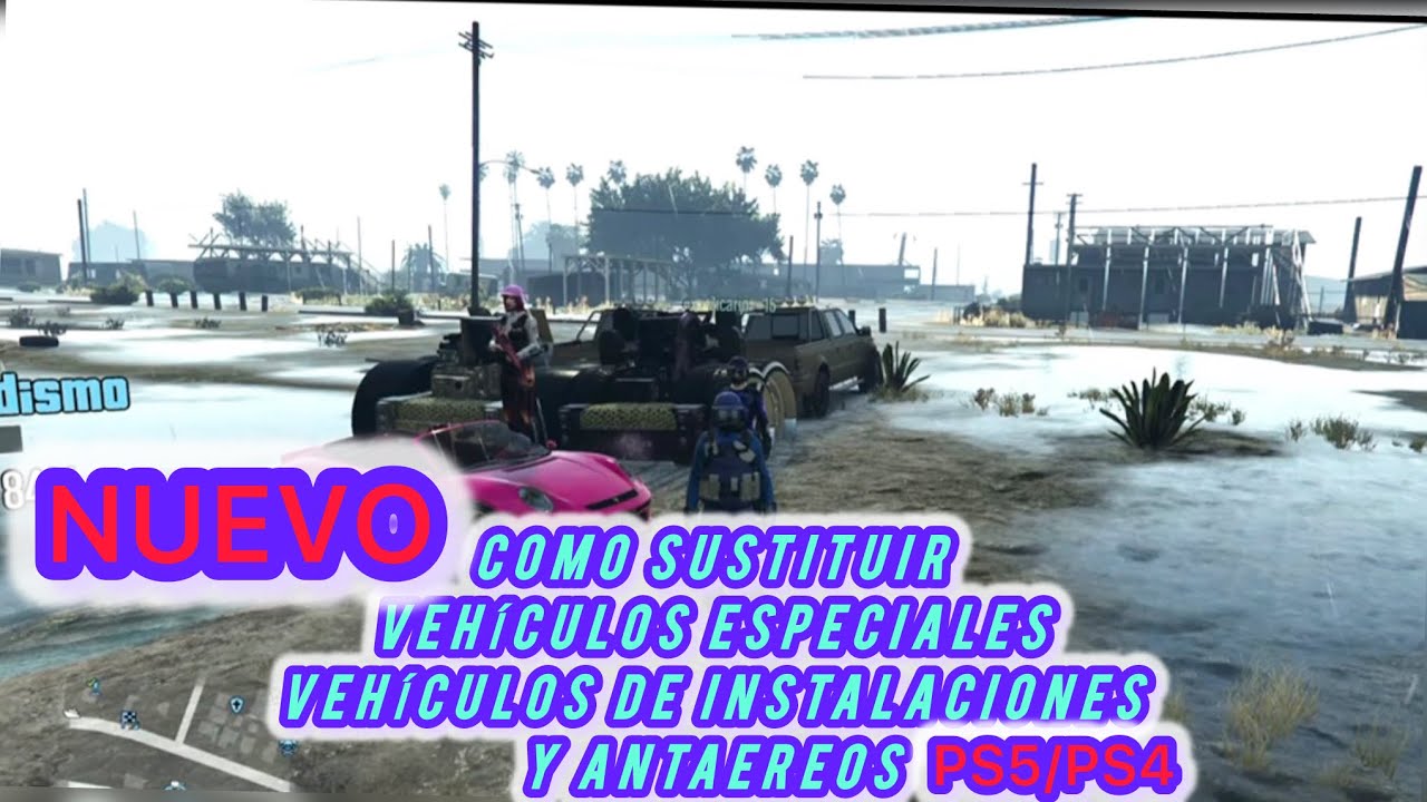 NUEVO COMO SUSTITUIR VEHÍCULOS ESPECIALES OH AVIONES ANTIAÉREOS GTAV ONLINE PS5/PS4#gta 