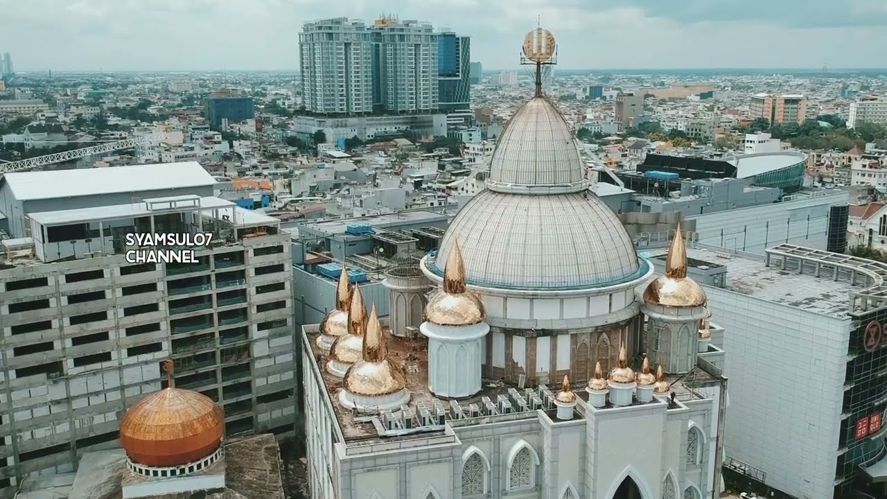 Progress Pembangunan Masjid Agung, Medan Maret 2022.