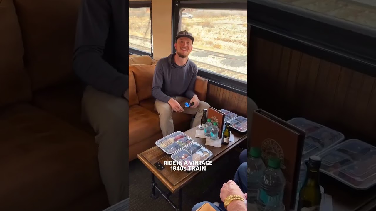 A must do experience in 📍Sedona, AZ &mdash; @verdecanyonrail 🚂⛰️🏜️ This vintage train ride takes you