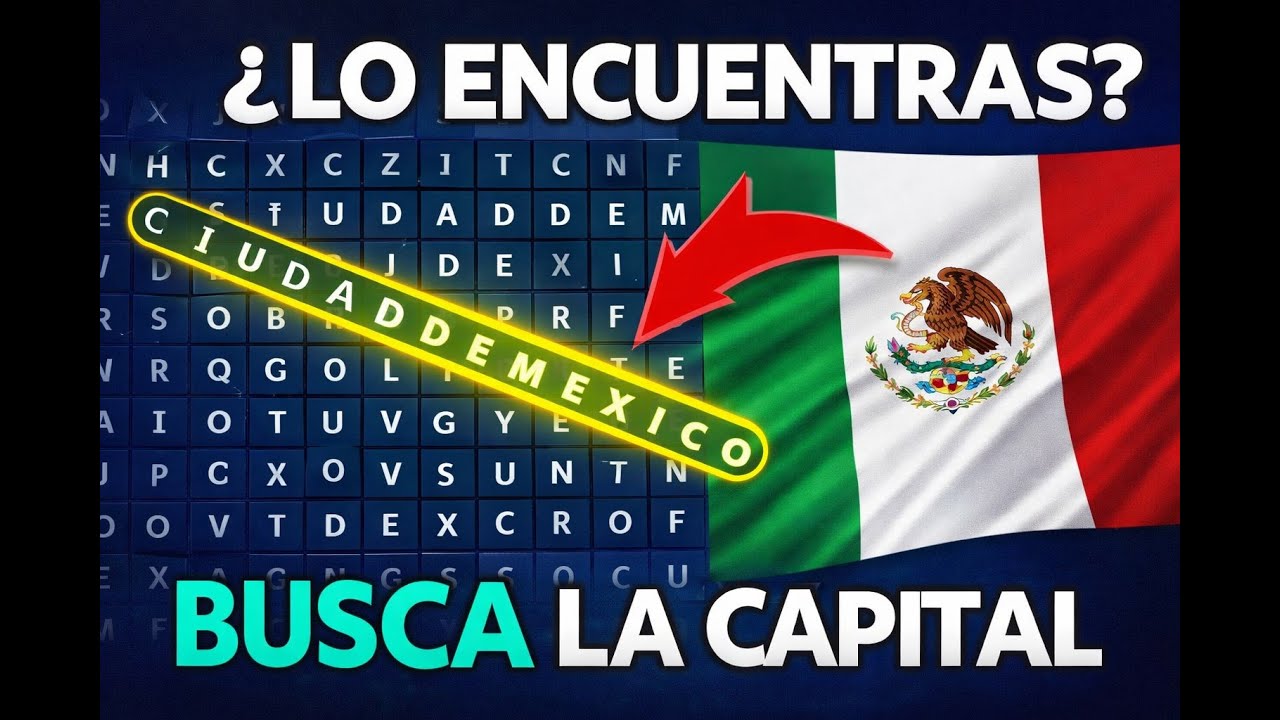 Encuentra la CAPITAL en la Sopa de Letras 🇵🇪 | Solo Mentes Rápidas lo Logran