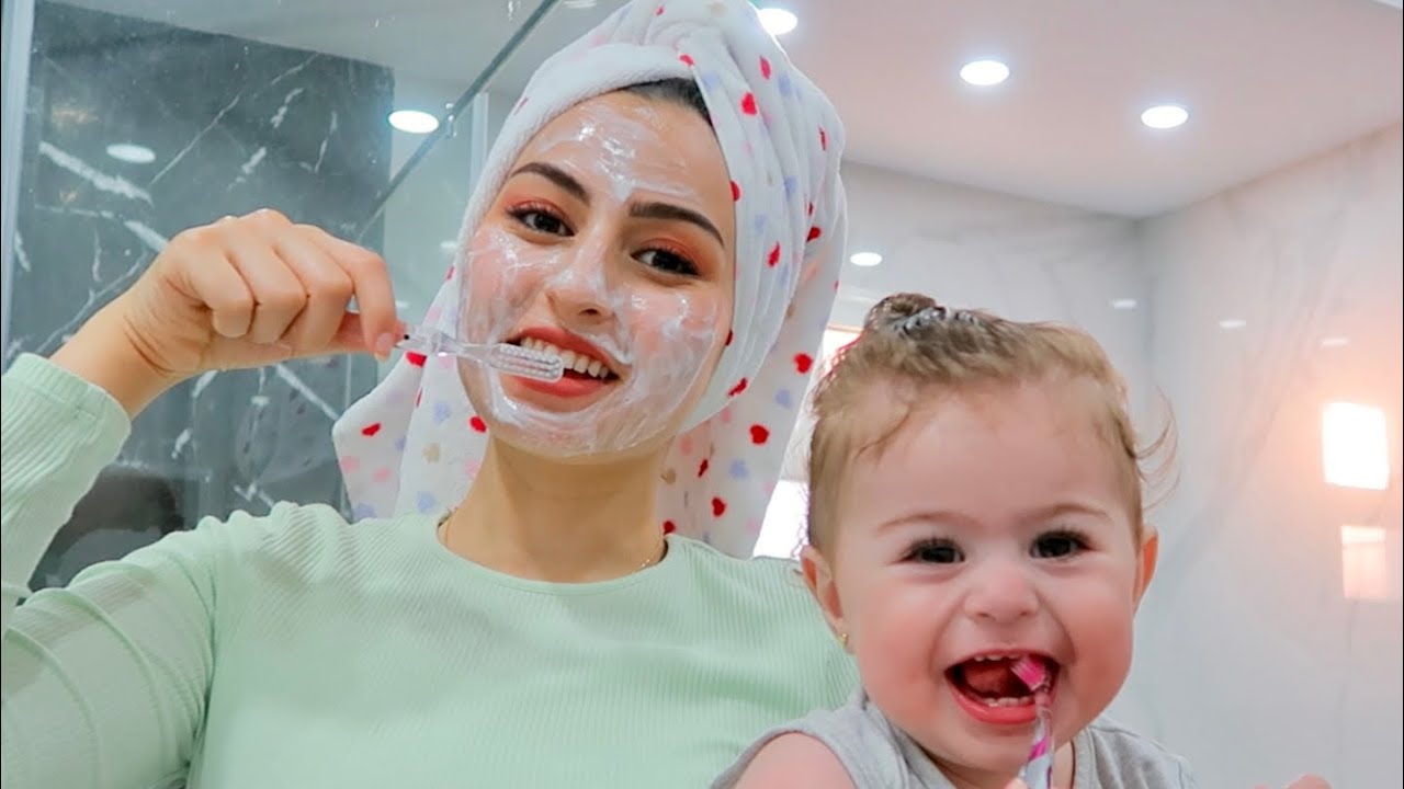 روتين شهد وميرا الصباحي🌞(الحرب الصباحي بين الام وبنتها😂)