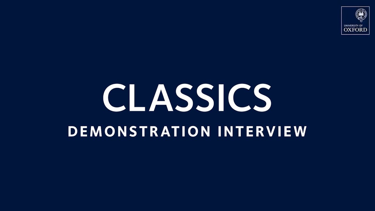 Classics Demonstration Interview