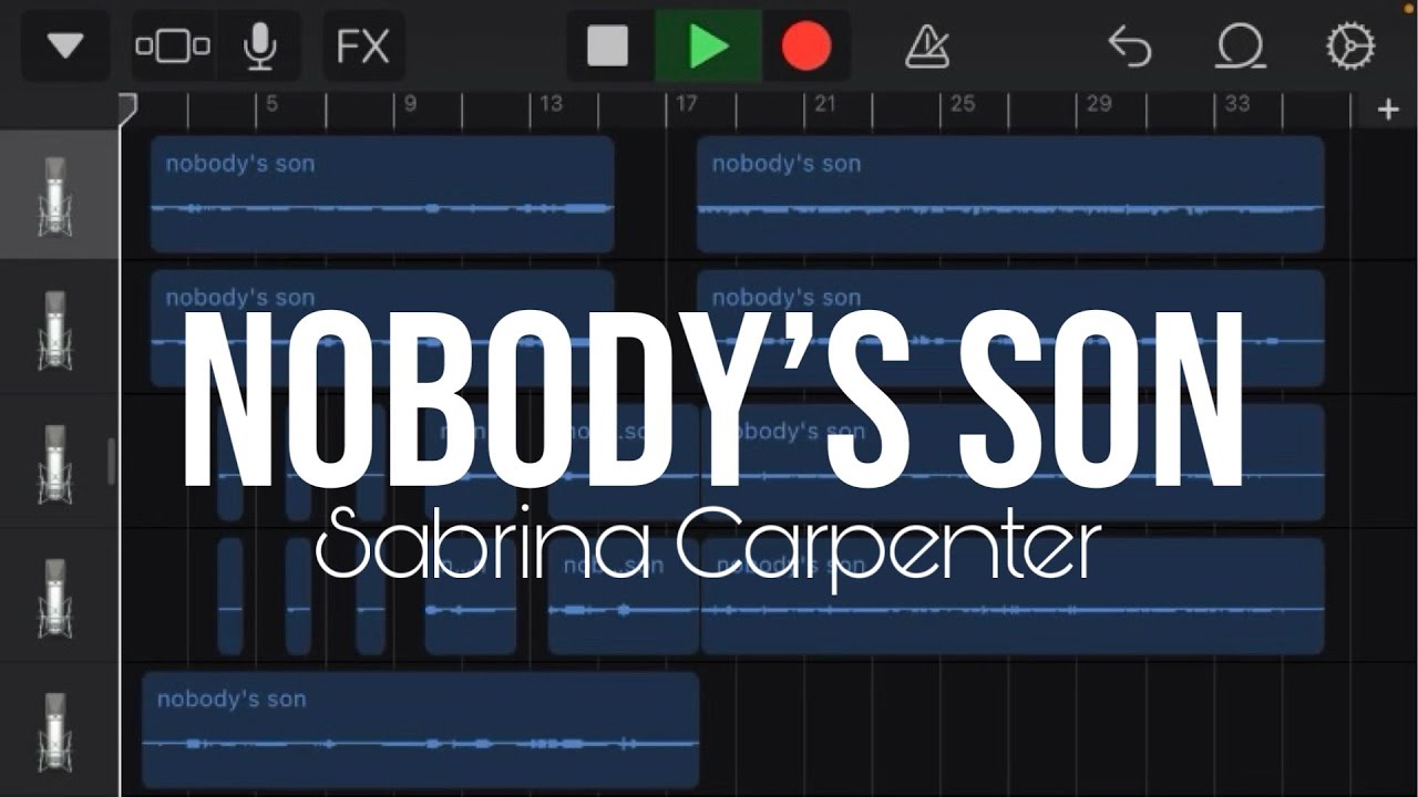 Sabrina Carpenter - Nobody&rsquo;s Son (harmony tutorial)