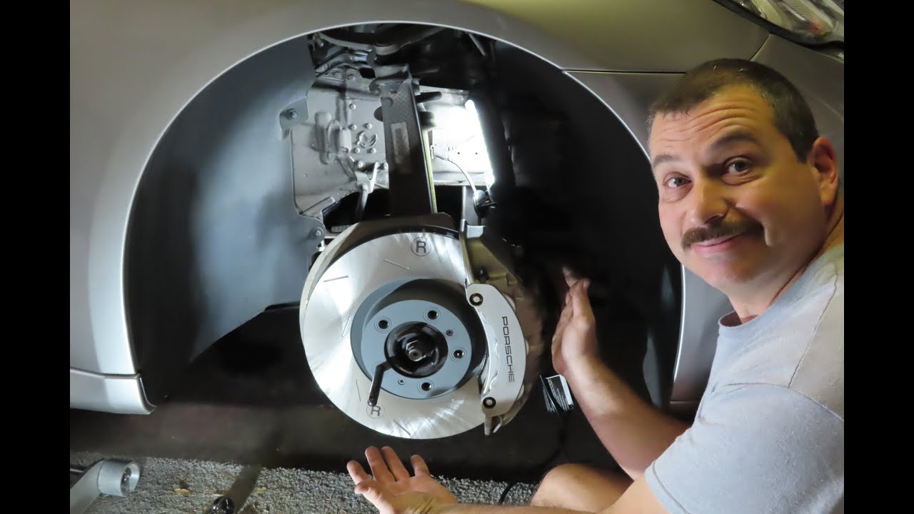 Porsche Panamera Front Brake Replacement; In Depth, How to