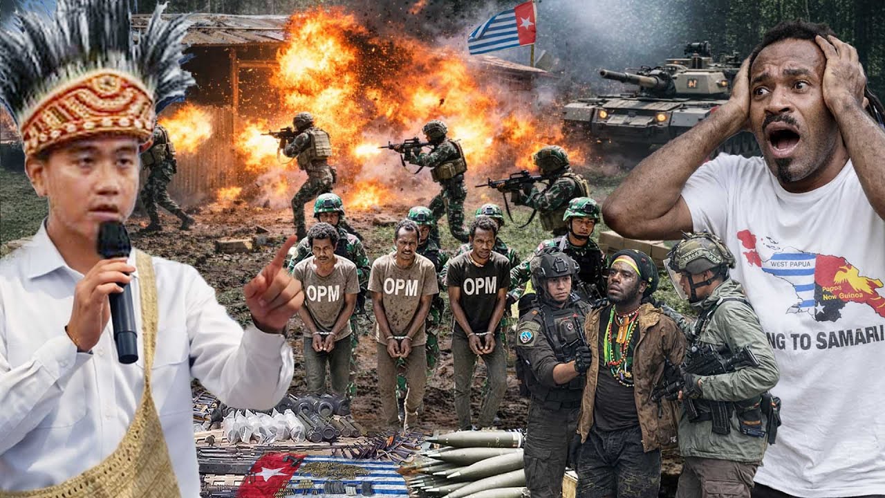 PESAWAT GIBRAN DITEMBAK KKB!? TNI BERGERAK, DENJAKA - KOPASSUS TURUN GUNUGNG Sergap Markas 0PM