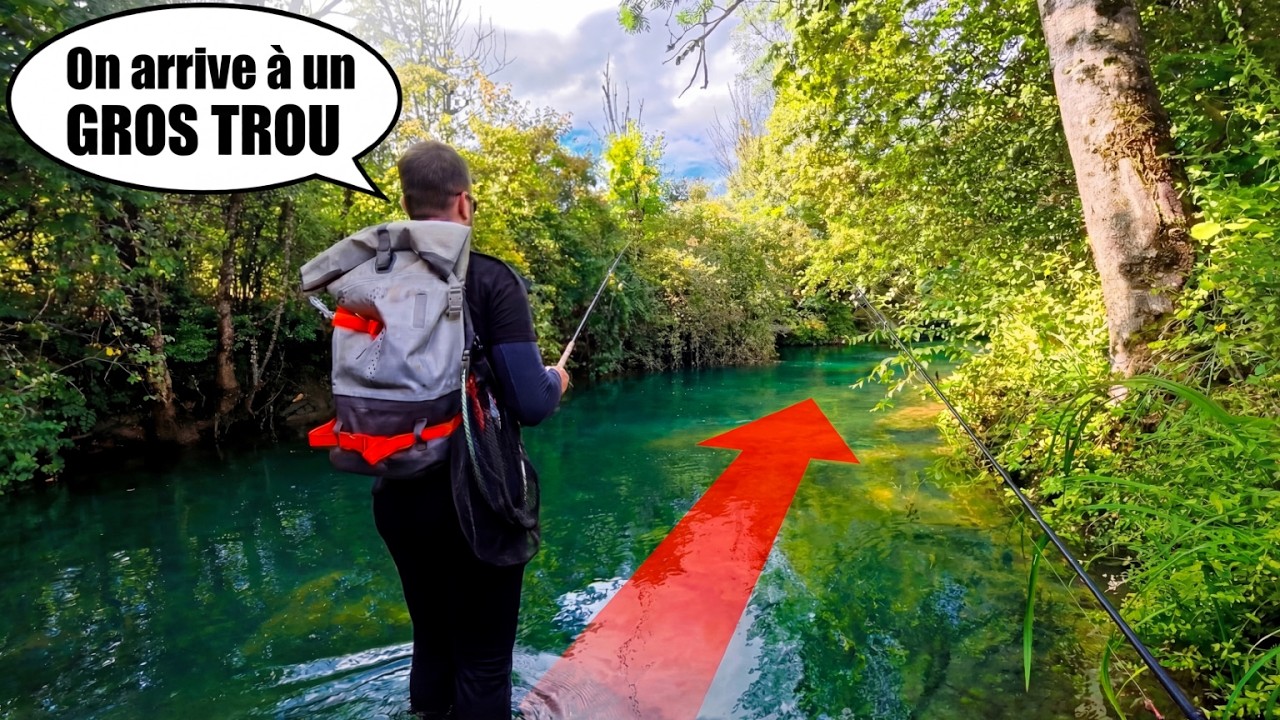 PÊCHER au TOC au ver et se faire surprendre par une ÉNORME TRUITE !!