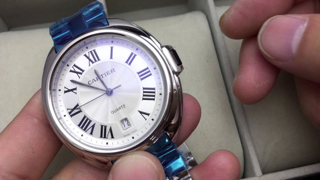 Cl&eacute; de Cartier watch