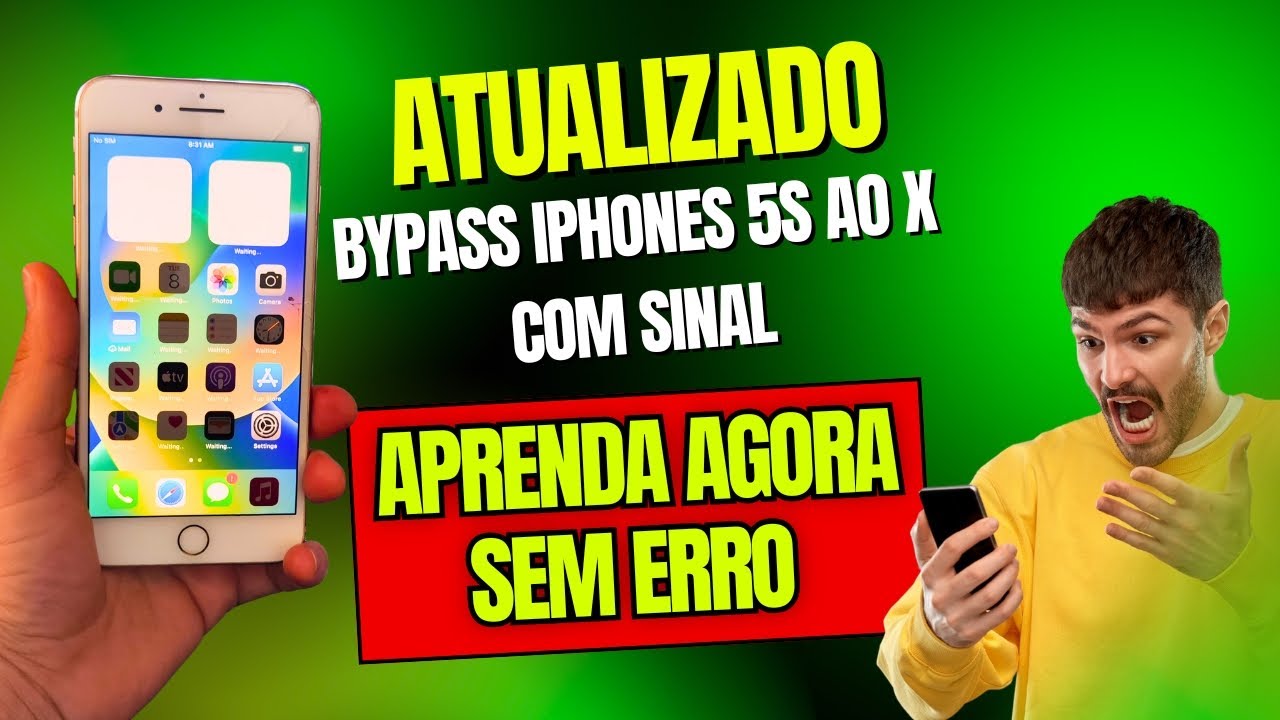 BYPASS IPHONE 8 PLUS FRPFILE ATUALIZADO 2025 | IPHONE 6/6P/ 7/7P/8/8P/X