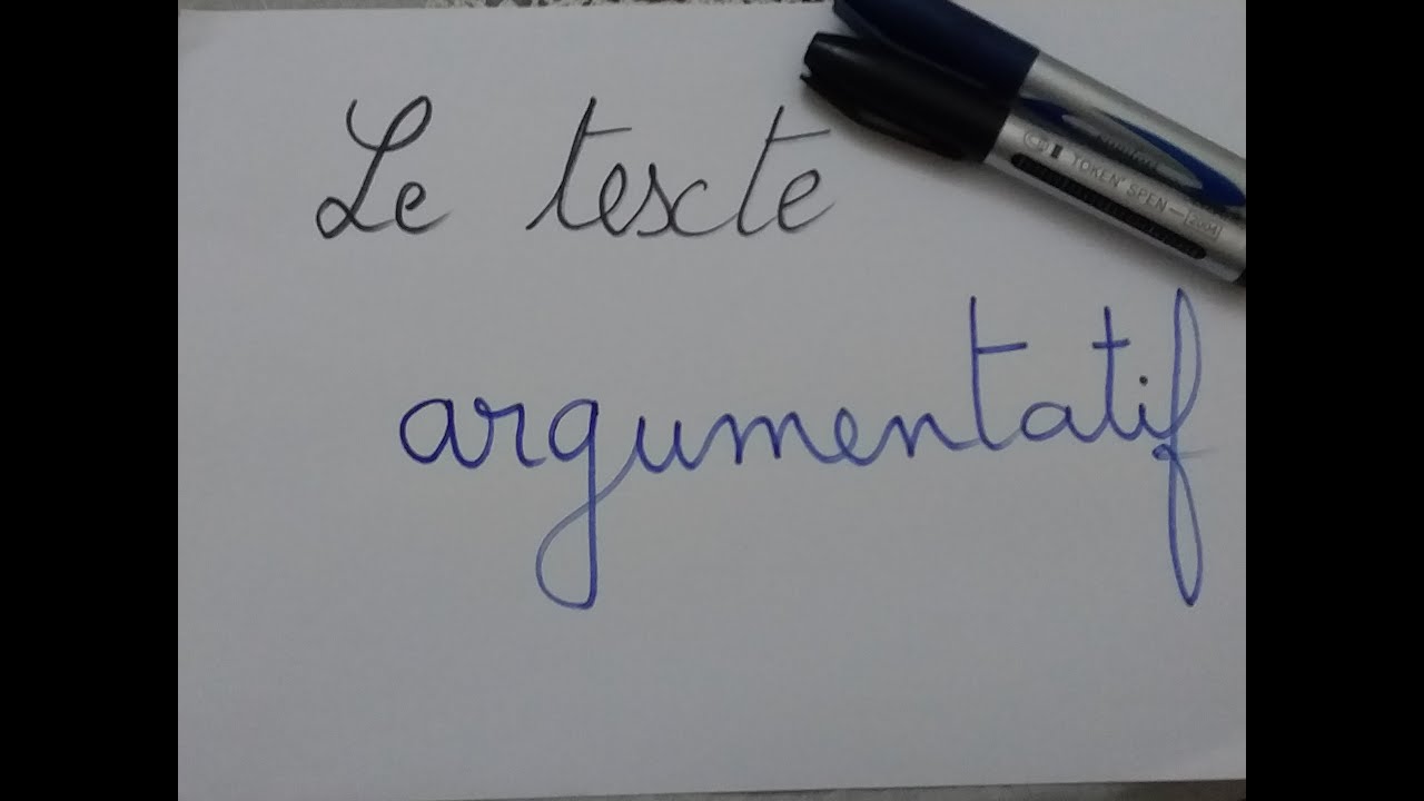Français 4AM :Production écrite Le texte argumentatif