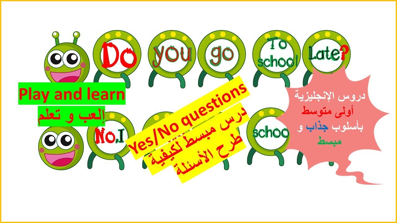 1MS.Seq3.L5.Yes/No questionsكيفية السؤال و الاجابة على
